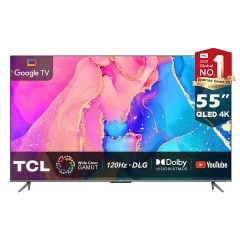 TCL 55 Inch 4K UHD Android Smart LED TV - 55P617