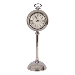 Modern Decoration Clock With Stand - TC-804-SILVER