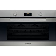 Ariston Built In 90Cm 101 L Electric Oven Double Fan Multifunction Inox Color