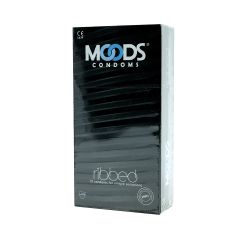 Moods Condom Ribbed 12S