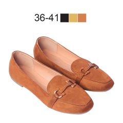Ladies Loafer Shoes Suede