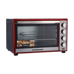 Olsenmark Electric Oven 68L - Black/Silver/Red - OMO2212