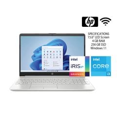 Hp Laptop I3 4Gb 256 Ssd 15.6