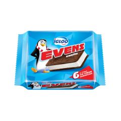 Igloo Evens Vanilla Sandwiches 6x90mL