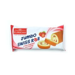 Euro Jumbo Swiss Roll Strawber