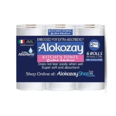 Alokozay Kitchen Towel 6x60x2Ply