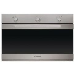 Ariston Built In 90Cm 105L Full Gas Oven Gas Grill Multiflow Technology Electronic Temperature Control Inox Color